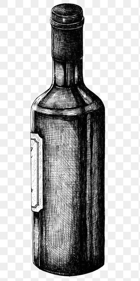 Wine Bottle Illustration Drawings, Wine Bootle, Wine Bottle Drawing, Candle Sketch, Wine Bottle Illustration, Vine Bottle, Hatch Drawing, Wine Illustration, Vintage Wine Bottle