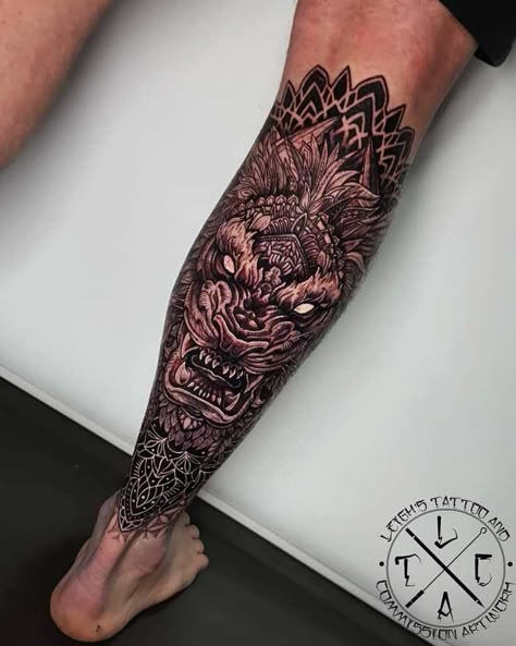 Best Calf Tattoos Men, Loco Tattoo, Calf Sleeve Tattoo, Calf Tattoo Ideas, Calf Tattoos For Women, Calf Tattoo Men, Ornate Mandala, Tattoos Dainty, Tattoos With Deep Meaning