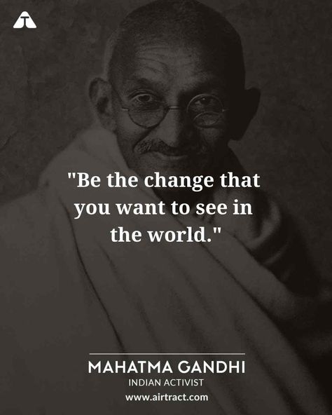 "Be the change that you want to see in the world."  MAHATMA GANDHI Homework Quotes, World Peace Quotes, Gandhi Jayanti Images, Quotes On Peace, Ghandi Quotes, Hinduism Quotes, Mahatma Gandhi Quotes, Gandhi Quotes, Inner Peace Quotes