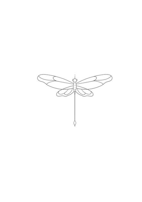 Dragon Fly Minimalist Tattoo, Simple Dragonfly Tattoo Outline, Dragonfly Outline Tattoo, Small Boho Tattoo, Dragonfly Tattoo Minimalist, Damselfly Tattoo, Dragonfly Drawing Tattoo, Minimalist Dragonfly Tattoo, Dragonfly Tattoo Simple