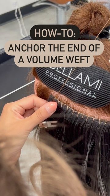 Sew In Weft Hair Extensions Placement, How To Install Weft Hair Extensions, Bellami Flex Weft, How To Curl Hair With Extensions, Bellami Hair Extensions Colors, Beaded Weft Hair Extensions Placement, Weft Placement, Beaded Weft Hair Extensions, Braiding Cornrows