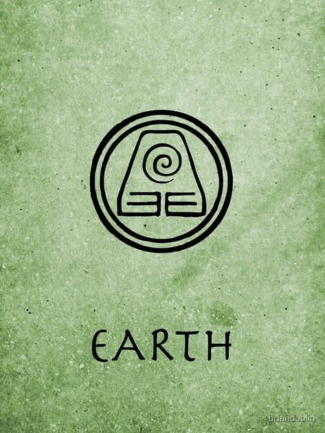 Earth Element Symbol, Mingyu Aesthetic, Ios Background, Avatar Last Airbender, Nerd Tattoos, Air Symbol, Elemento Terra, Atla Tattoo, Earth Kingdom