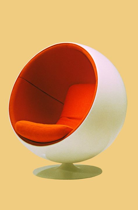 Modern Scandinavian Furniture, Eero Aarnio, 1960s Furniture, 70s Interior, Ball Chair, Furniture Logo, Carpet Installation, Retro Chair, Retro Interior