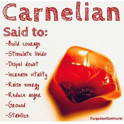 Carnelian Crystal Meaning, Crystal Healing Chart, Mushroom Necklace, Earth Gift, Wiccan Spell Book, Carnelian Crystal, Crystals Healing Properties, Spiritual Crystals, Reiki Crystals