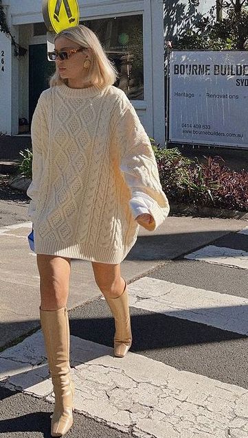 Cable Knit Leggings Outfit, Cable Knit Sweater Dress Outfit, Giant Sweater Outfit, Oversized Cable Knit Sweater Outfit, Cable Knit Dress Outfit, Sweater Oversized Outfit, Cable Sweater Outfit, Jumper Outfit Women, Knit Sweater Dress Outfit