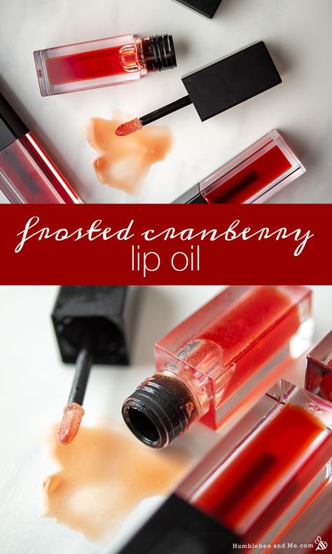 I’ve had a ton of requests for a lip oil recently, and I thought this year’s Frosted Cranberry theme was a great backdrop for a shiny new lip oil formulation 😄 This cheery red oil imparts moisture and shine to … Continue reading → Homemade Lip Oil Recipe, Lip Oil Diy Recipes, How To Make A Lip Oil, How To Make Lip Oil At Home, Diy Lip Oil Recipe, How To Make Lip Oil, Homemade Lip Oil, Cranberry Lip Oil, Lip Oil Recipe