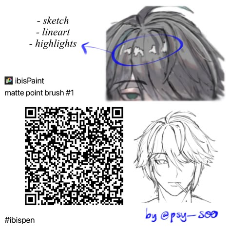 Highlight Pen Ibispaint, Ibispaintx Brushes Highlights, Ibispaintx Brushes Gacha Life, Manhwa Brush Ibis, Ibis Paint Brush Code Manhwa, Highlights Brush Ibispaint, Ibispaint Shading Brush, Scratch Brush Ibis Paint, Ibis Paint Brush Code Anime