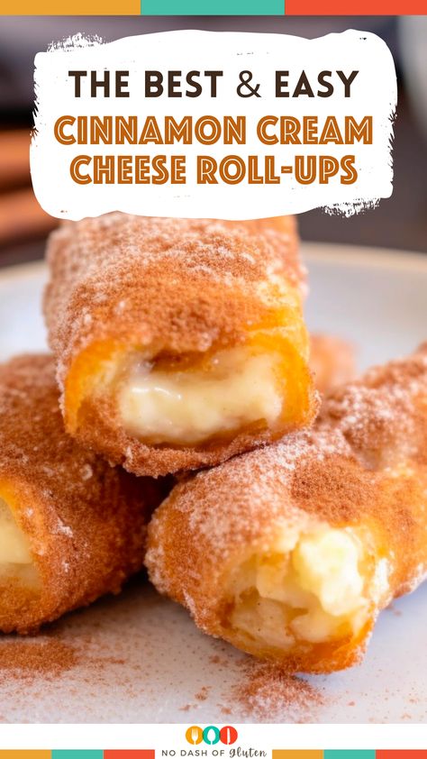 Cream Cheese Roll Ups Dessert, Easy Cream Cheese Roll Ups, Cream Cheese Cinnamon Roll Ups, Cream Cheese Cinnamon Roll Casserole, Cream Cheese Roll Ups Tortilla Dessert, Cinnamon Cream Cheese Dessert, Things To Put Cream Cheese On, Snacks With Cream Cheese Healthy, Cream Cheese Bread Rolls