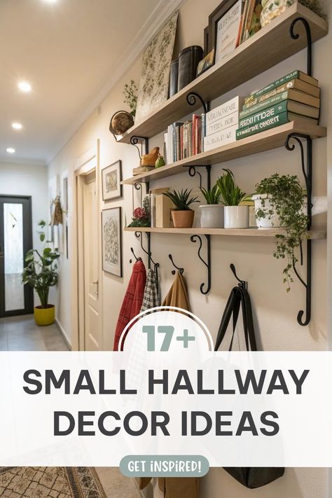 Small Hallway Decor Ideas: Mirrors, rugs, and art to transform tight spaces into stylish entries. Small Hallway Decor, Hallway Decor Ideas, Small Hallway, Hallway Entryway, Small Hallways, Decor Storage, Hallway Decor, Hallway Decorating, Functional Design