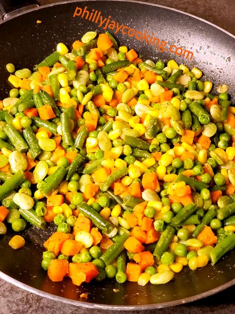 Delicious Easy To Make Mixed Vegetables Recipe Frozen Veggies Side Dish, Chopped Vegetable Recipes, Cooking Mixed Vegetables, Recipes For Mixed Vegetables, Recipe For Mixed Vegetables, Best Mixed Vegetable Recipe, Frozen Mix Vegetables Recipes, Seasoning Frozen Vegetables, Easy Mixed Vegetable Recipes