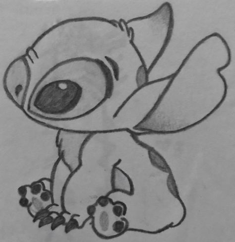 Lio Stitch Drawing, Stitch Disney Sketch, Cute Drawings Of Stitch, Stitch Sketch Easy, Easy Drawings Of Stitch, Stitch Doodle Easy, Easy Stitch Drawings, Drawing Ideas Easy Stitch, Stitch Disney Drawing Easy