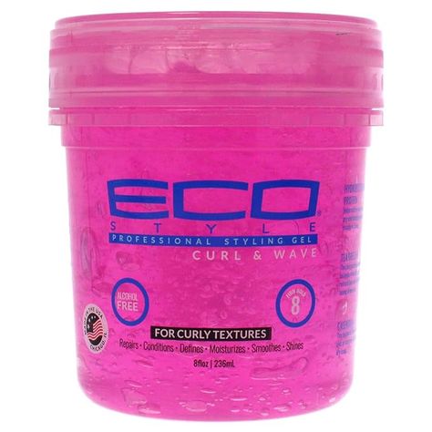 Eco Style Ecoco Hair Gel - Curl And Wave - Anti-Itch, Alcohol-Free Formula - Perfect Hold For Angled Or Tapered Sides - Ideal For Wavy Hair - No Flakes - Not Animal Tested - Moisturizes - 8 Oz Gel Curly Hair, Healthy Curly Hair, Eco Styler Gel, Tapered Sides, Anti Itch, Maintaining Healthy Hair, Curly Hair Products, Hair Supplies, Curl Styles