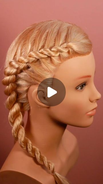 Rope Braid Tutorials, Braid Tutorials, School Braids, Rope Braids, Rope Hair, Hairstyle Tutorials, Rope Braid, Braid Tutorial, Up Hairstyles