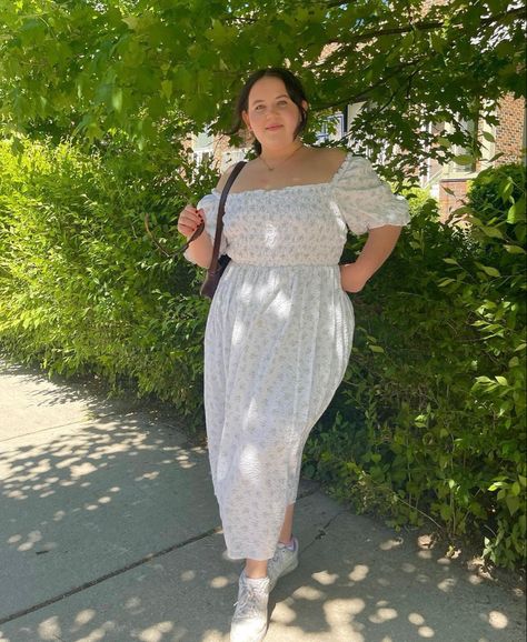 Glenna Walters, Cottage Core Aesthetic Outfit, Aesthetic Outfits Plus Size, Plus Size Long Skirts, Girls Vibes, Confident Outfit, Cottage Core Fashion, Sundress Outfit, Skirt Outfits Summer