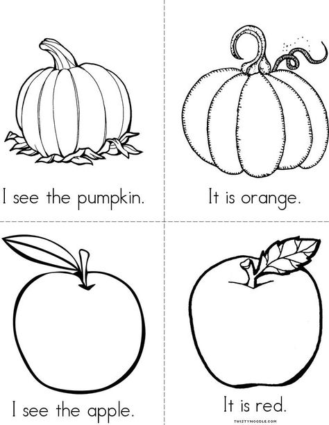 I see Book - Twisty Noodle Pumpkin Sight Words Free, Sight Word Emergent Readers Free, Pumpkin Emergent Reader, Sight Word See Worksheet, Sight Word Like Emergent Reader, Twisty Noodle, Beginning Readers, Sight Word Worksheets, Beginning Reading