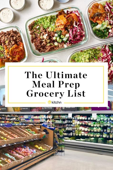 Meal Prep Grocery List Printable, Meal Prep For The Week With Grocery List, Salad Shopping List, Macros Grocery List, Grocery List For Meal Prep, Meal Prep List Shopping, Healthy Meal Prep Grocery List, Easy Meal Prep Grocery List, Meal Prep With Grocery List