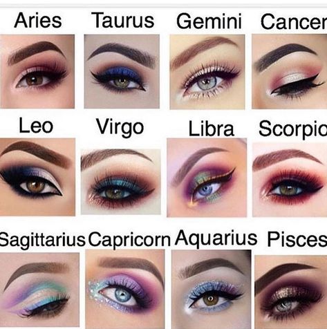 Zodiac Makeup Chart, Zodiac Signs Outfits Style Inspiration, Makeup Chart, Zodiac Signs Colors, Aquarius Constellation Tattoo, Taurus Constellation Tattoo, Makeup Charts, Zodiac Sign Fashion, Zodiac Signs Chart