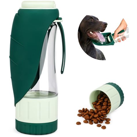 Dog Water Dispenser, Travel Dog, Leaf Bowl, Pet Water Bottle, Dog Water Bowls, Dog Water Bottle, Food Dispenser, Long Walk, Small Puppies