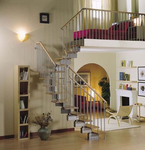 Under-The-Stairs Fireplace Idea Fireplace Under Stairs, Under The Stairs Nook, Ideas Under The Stairs, Stairs Nook, Compact Stairs, Under Stairs Nook, Stair Nook, Under The Stairs, Stairs Architecture