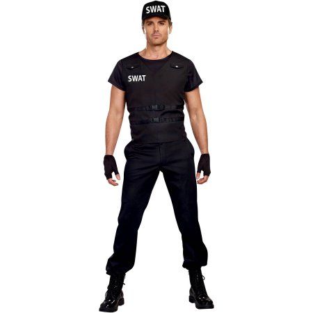 Swat Halloween Costume, Mens Halloween Costumes, Mens Costumes, Walmart Shopping, Medium Blue, Halloween Costume, Large Size, Halloween Costumes, Extra Large