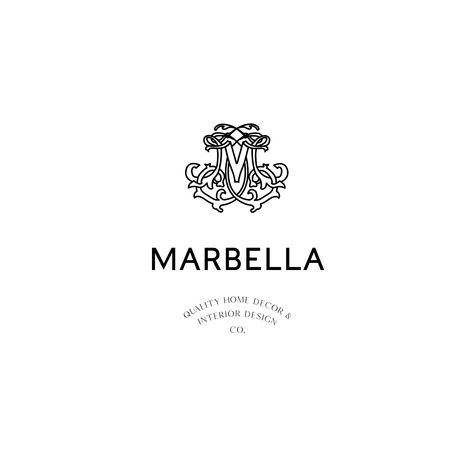 French Branding, Upscale Logo, French Logo, Boutique Restaurant, Spanish Empire, Logo Monogramme, Business Fonts, Logo M, Hotel Logo