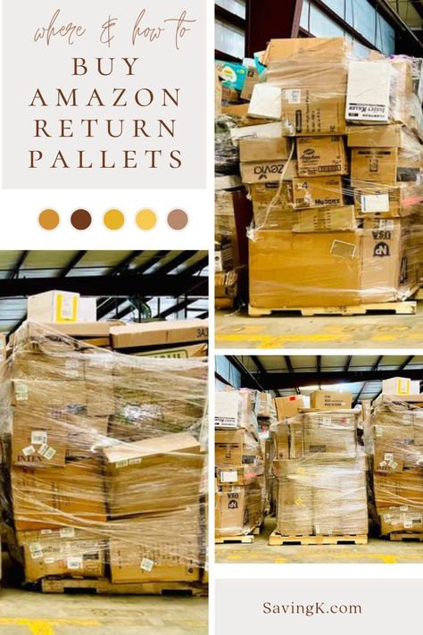 Where & How to Buy Amazon Return Pallets Amazon Pallets, Online Arbitrage, Retail Arbitrage, Pallets For Sale, Bin Store, Find Amazon, Bargain Hunter, Amazon Fba, Full Time Work