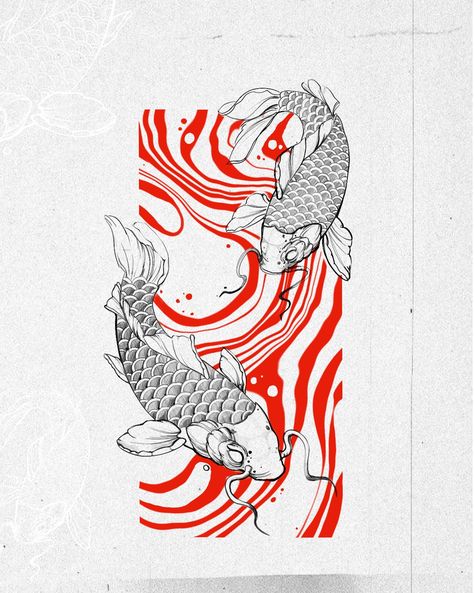 NEW TATTOO Just finished an exciting new tattoo! I combined abstract elements with stylized koi fish, drawing inspiration from traditional Japanese culture. Koi represent strength and transformation, but I wanted to add a modern twist with some abstract touches to make the design unique. It was a fun challenge to blend these styles, and I’m excited to explore more of this mix in future tattoos! This version keeps it casual and concise for easy reading! Japanese Abstract Tattoo, Koi Fish Tattoo Japanese Style, Fish Tattoo Japanese, Stylized Tattoo, Japanese Koi Tattoo, Japanese Fish Tattoo, Japanese Koi Fish Tattoo, Japanese Abstract, Tattoo Japanese Style