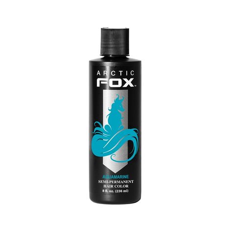 Arctic Fox Aquamarine, Permanent Hair Dye Colors, Hair Color Brands, Arctic Fox Hair Color, Fox Hair, Semi Permanent Hair Dye, Semi Permanent Hair Color, How To Lighten Hair, Permanent Hair Dye