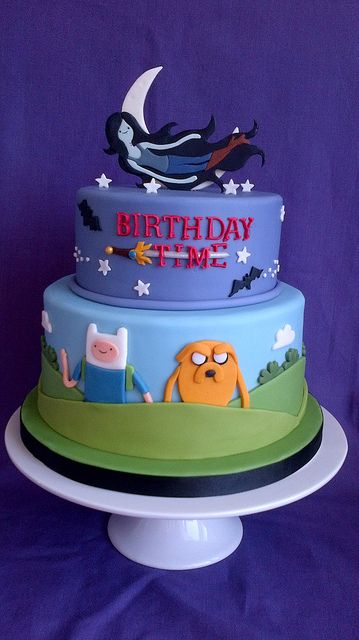 Adventure time cake Adventure Time Birthday Party Theme, Adventure Time Birthday Party Ideas, Adventure Time Theme Party, Marceline Birthday, Adventure Time Party Ideas, Adventure Time Birthday Party, Adventure Time Cakes, Adventure Time Birthday, Adventure Time Parties