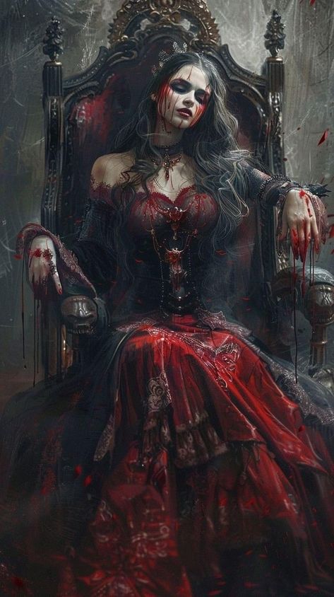 Dark Queen Art Fantasy Gothic, Phantasma Book Aesthetic, Phantasma Book, Vampire Aesthetic Female, Vampire Dark Aesthetic, Vampire Queen Aesthetic, Female Vampire Aesthetic, Dark Fantasy Vampire, Vampirecore Aesthetic