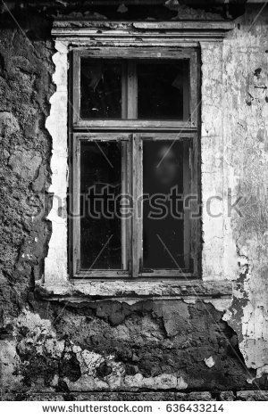 Horror scene of a scary woman. Ghost at the grunge window. Creepy Window, Woman Ghost, Scary Woman, Horror Scene, Ghost Bride, Attic Window, Horror Pictures, Photo Image, Royalty Free Stock Photos