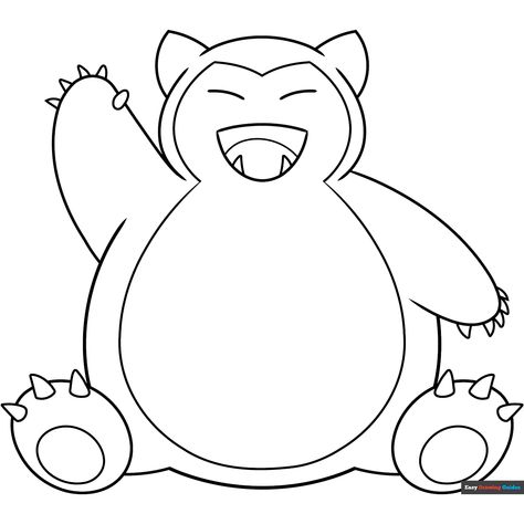 Free Snorlax Pokémon Coloring Page for Kids Pokemon Coloring Sheets, Minnie Mouse Coloring Pages, Free Printable Coloring Sheets, Drawing Guides, Free Coloring Sheets, Pokemon Coloring Pages, Pokemon Coloring, Printable Coloring Sheets, Easy Coloring Pages