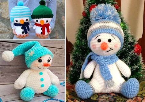 In dieser gratis DIY Anleitung geht es um das Häkeln eines Schneemanns. Ein gehäkelter Amigurumi Schneemann ist nicht nur eine schöne Weinachtsdekoration, sondern man kann ihn die komplette kalte Jahreszeit als Deko stehen lassen. So ein lustiger Schneemann ist ein Symbol für Winter und Weihnachten... deutsch, stricken, klein, Herbst, Häkeltier, Muster, Glücksbringer, Schlüsselanhänger, basteln, für Anfänger, Häkelideen, Weihnachtsdeko, Kinder, Spielzeug, Häkelfiguren #Häkelanleitung #Häkeln How To Start Knitting, Crochet Instructions, Amigurumi Free, Animal Crafts, Craft Blog, Amigurumi Free Pattern, Amigurumi Doll, Knitting For Beginners, Crochet Animals