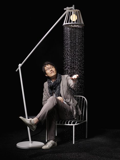 Oki Sato of Nendo with WaterDream Axor Shower Lights, Oki Sato, Industrial Lighting Design, Nendo Design, Design Japonais, Shower Lighting, Steam Showers Bathroom, Hybrid Design, Japan Design