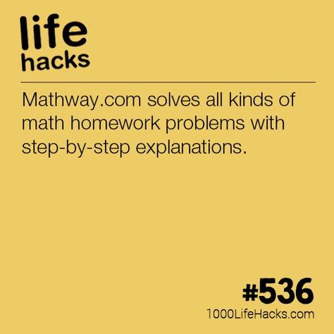 This site helps you to solve maths problems easily. #lifehack #hack #greatidea #specialidea #idea #brilliantidea #goodidea #math #solvemath Homework Hacks, 1000 Lifehacks, College Life Hacks, Math Problem, 1000 Life Hacks, Life Hacks Websites, Math Help, Math Homework, Math Methods