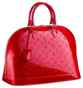 Louis Vuitton Red Bag, Alma Louis Vuitton, Lv Alma, Bags Inspiration, Louise Vuitton, Louis Vuitton Alma Bag, Red Things, Sac Louis Vuitton, Louie Vuitton