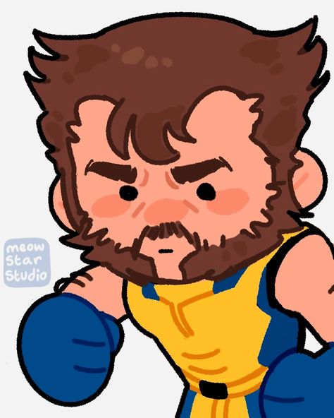 😼 yay fanart #deadpool #wolverine #hughjackman #marvel #wolverinefanart #doodle #drawing #chibi #art Deadpool And Wolverine Pumpkin Carving, Wolverine Doodle, Chibi Wolverine, Marvel Doodles, Wolverine Fanart, Chibi Deadpool, Drawing Chibi, Wolverine Art, Chibi Art