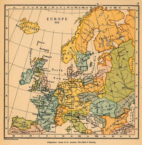 Map of Europe in 912 European History Aesthetic, Maps Aesthetic, Interesting Maps, Map Of Europe, Genealogy Chart, European Map, Christian History, Medieval World, Map Globe