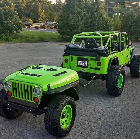 Auvergne, Roscoe Ny, Aksesoris Jeep, Jeep Trailer, Green Jeep, Badass Jeep, Tj Wrangler, Custom Jeep Wrangler, Jeep Wave