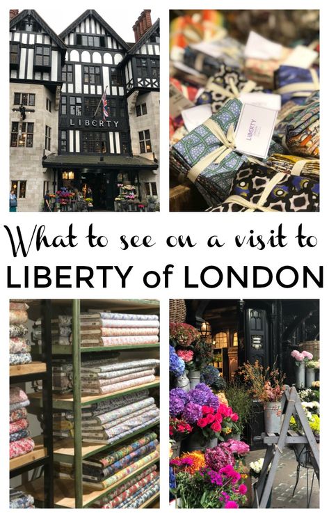 Travel Fabric, Hello London, Liberty Quilt, Shops In London, London Tips, London Tea, London Guide, London Vacation, Fabric Shops