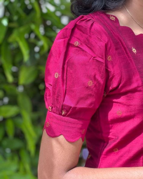 Sleeve Design For Kurtis, Blouse Sleeves Design, Casual Blouse Designs, Dress Designs For Stitching, Blue Blouse Designs, Skin Care Home Remedies, Lace Blouse Design, Simple Frock Design, Kurti Sleeves Design