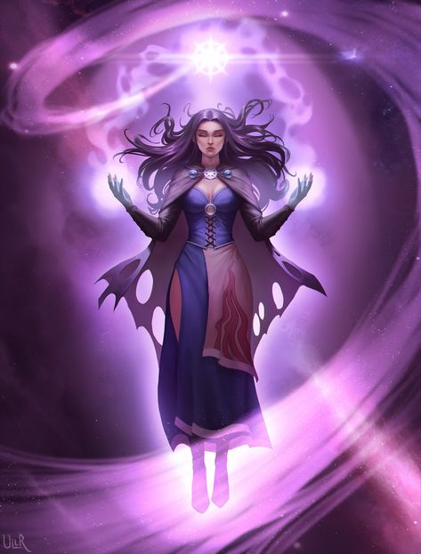 Fantasy Sorceress Art, Fantasy Sorceress, Sorceress Art, Dnd Wizard, D D Character Ideas, Fantasy Wizard, Types Of Magic, Rpg Characters, Paintings And Drawings