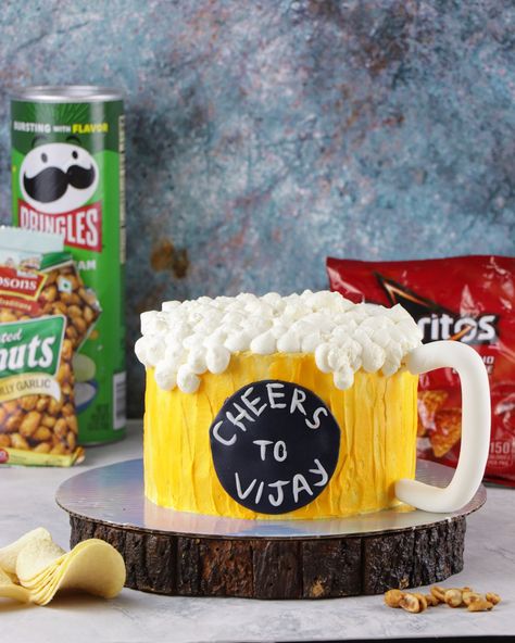 This stunning beer mug themed cake is the perfect way to celebrate your friend’s boyfriend or husband’s birthday. With rich flavors and a fun design, it’s a showstopper that brings the party to life. 🍺✨ Who’s ready to raise a slice? #BirthdayBash #CakeGoals #CheersToYou Fun Design, Birthday Bash, Themed Cakes, Beer Mug, Cool Designs, Beer, Mug, Cake, Birthday