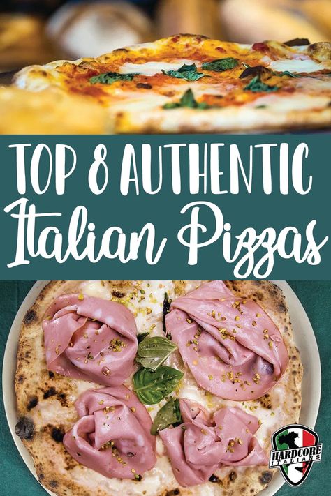 Best Italian Pizza Recipe, Classic Italian Pizza Recipes, Authentic Italian Pizza Recipe, Authentic Italian Pizza Dough Recipe, Mortadella Pizza, Italian Pizza Toppings, Real Italian Pizza, Pizza And Coffee, Italian Style Pizza