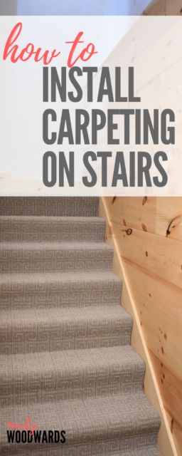 DIY carpet installation on stairs - NewlyWoodwards Diy Carpet Stairs, How To Carpet Stairs, Carpet On Stairs, How To Lay Carpet, Stairs Diy, Carpet Diy, Choosing Carpet, Basement Carpet, Carpet Cleaning Company