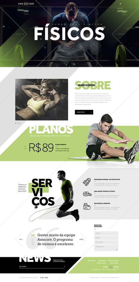 Web Sport, Fitness Site, Design Sites, Web Design Examples, Fitness Website, Best Website Design, Blog Wordpress, Sports Website, Ui Design Website