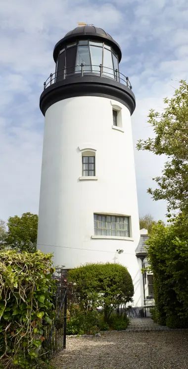 Converted Lighthouse Home, Lighthouse Home Interior, Converted Lighthouse, Compact Shower Room, Lighthouse Interior, Lighthouse Home, Lighthouse Design, To The Lighthouse, Lighthouse Keeper