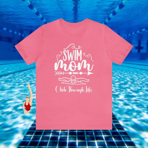 Swim Mom Shirt Ideas, Swim Mom Shirt, Swim Mom, Shirt Collection, Vibrant Design, The Pool, Mom Shirts, Hot Summer, Gift For Mom