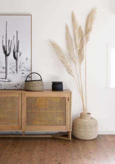 Neutral Interior Design Ideas: 9 Rules to Follow in Subdued Rooms - TLC Interiors Rattan Cupboard, Bohemian Style Home, Desert Boho, Interior Design Minimalist, Diy Ikea Hacks, Boho Interiors, Inspire Me Home Decor, Interior Modern, Household Furniture