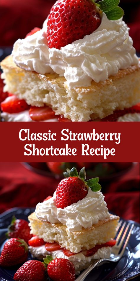 Discover the best ever strawberry shortcake recipe with homemade elements that bring out the sweetness of summer. How To Make Shortcake, Single Serve Strawberry Shortcake, Easy Homemade Strawberry Shortcake, Bisquick Strawberry Shortcake Recipe, How To Make Strawberry Shortcake, Best Strawberry Shortcake Recipe, Starberry Shortcake, Shortcake Recipe Easy, Fresh Strawberry Shortcake